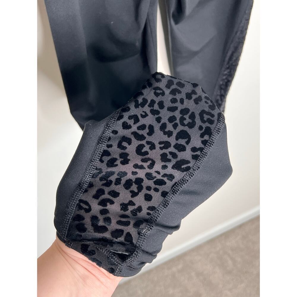 Good American Burnout Leopard Illusion Bra & Corset Mesh Leggings Set Size 2/M - Picture 9 of 14